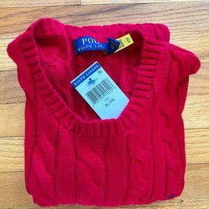 Red Polo Ralph Lauren Sweater XL